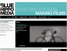 Tablet Screenshot of bluehippomedia.com